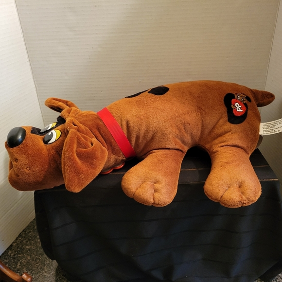 Hasbro Pound Puppies 18" Plush Brown Dog Puppy Black Spots 2019 Stuffed Animal - Picture 1 of 6